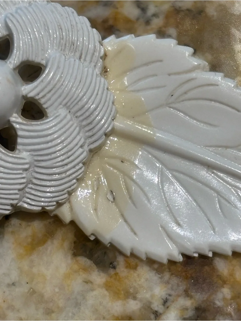 Vintage Brooch Celluloid?